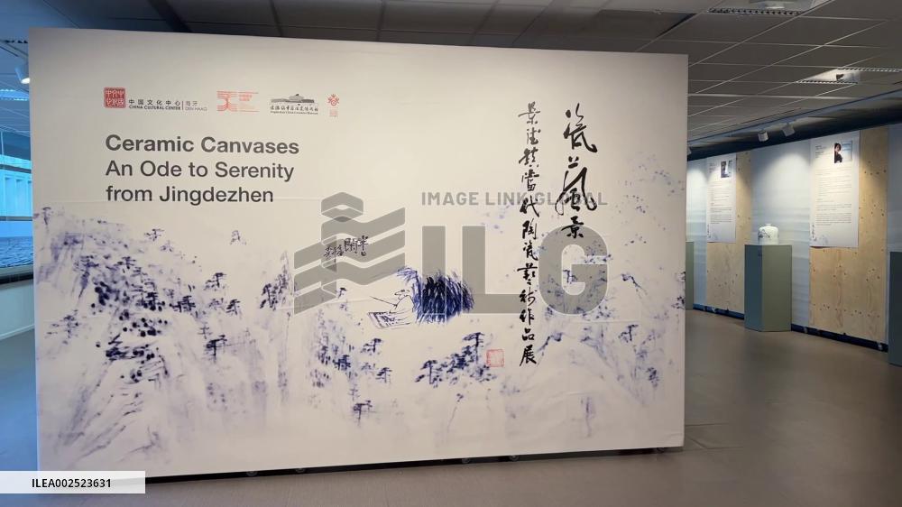 Ceramic artworks from China's "porcelain capital" on display in the Netherlands