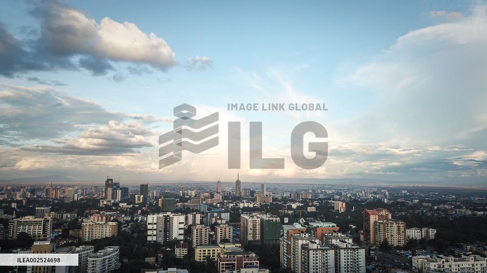 KENYA-NAIROBI-CITY VIEW