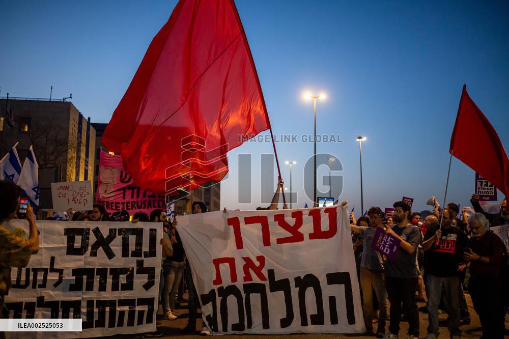Protest For A Hostage And Ceasefire Deal - Jerusalem