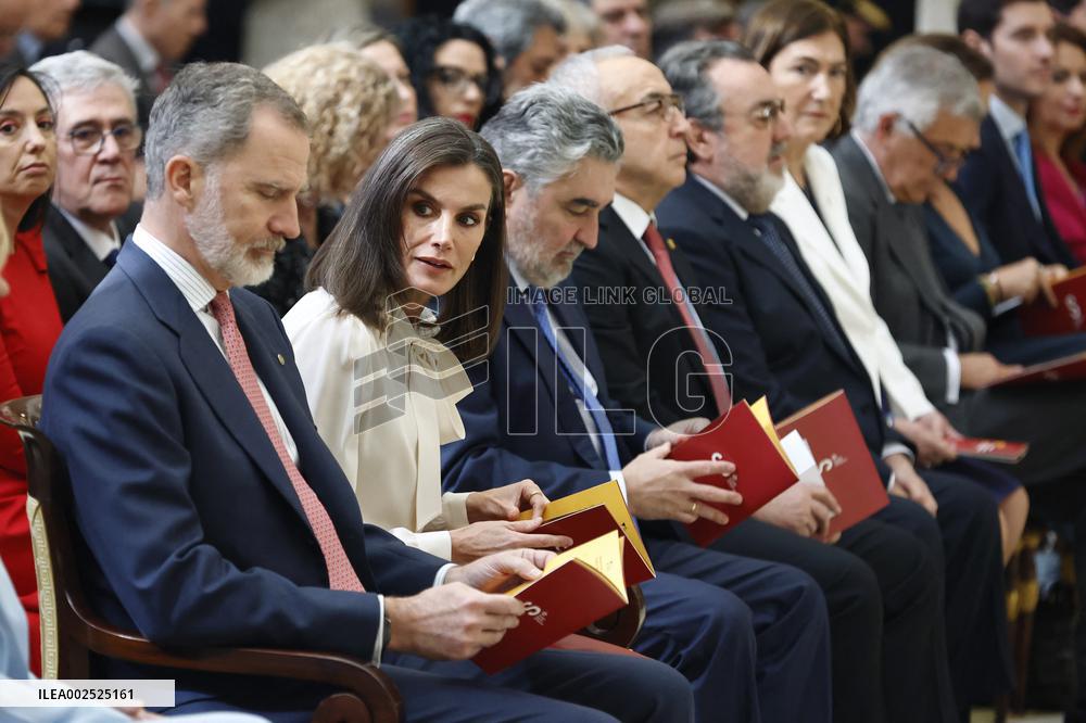 Royals At National Sports Awards - Madrid