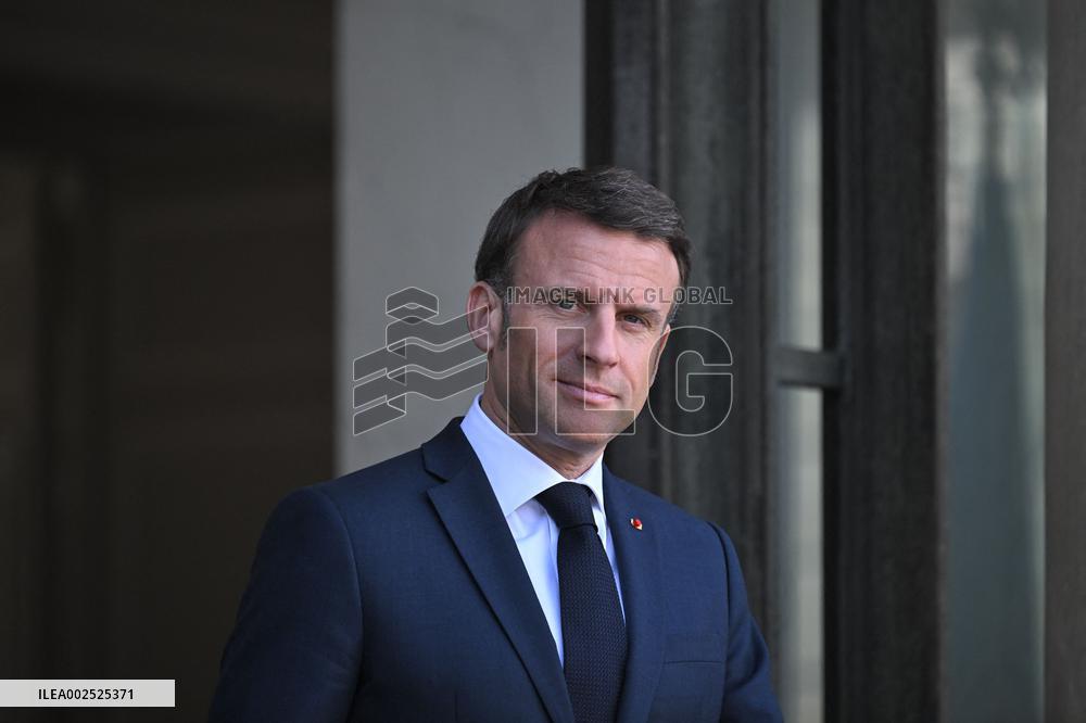 President Macron Welcomes Austria's Chancellor Nehammer - Paris