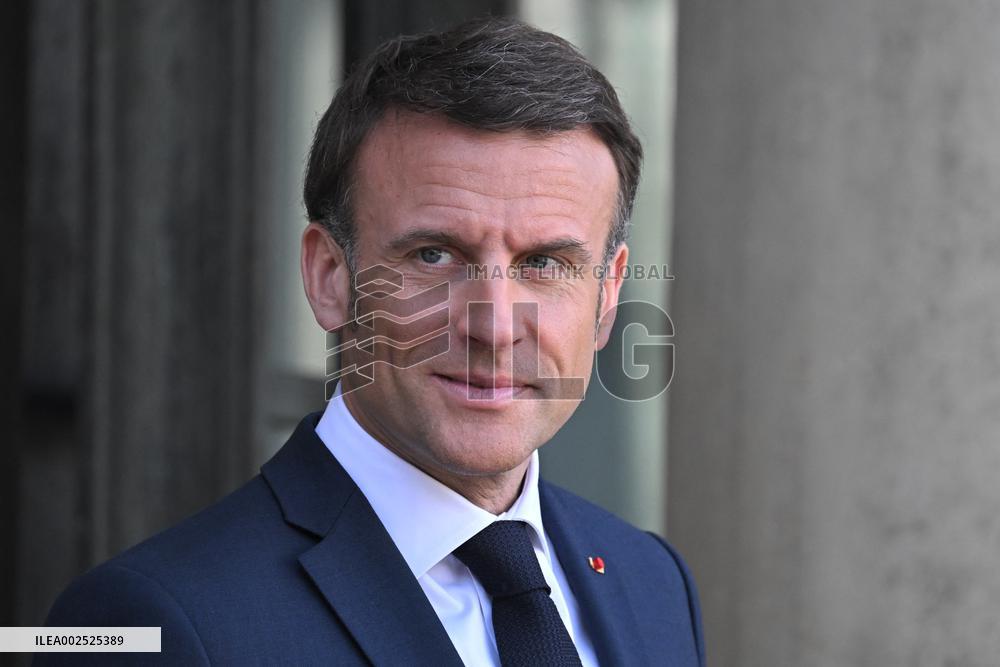 President Macron Welcomes Austria's Chancellor Nehammer - Paris