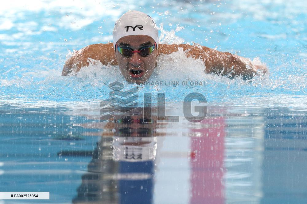 Macron Inaugurates The Olympic Aquatics Centre - Saint-Denis