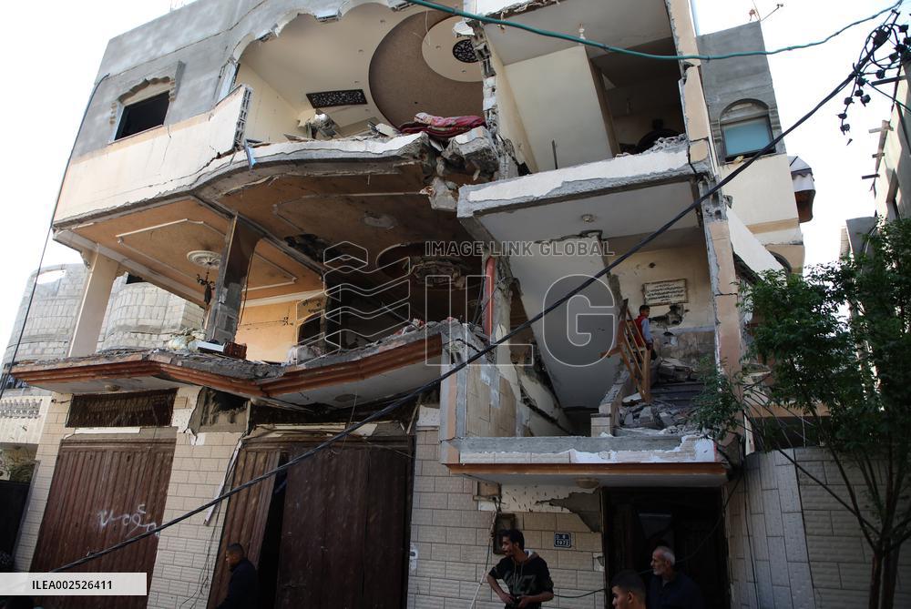 MIDEAST-GAZA-RAFAH-ISRAEL-AIRSTRIKE