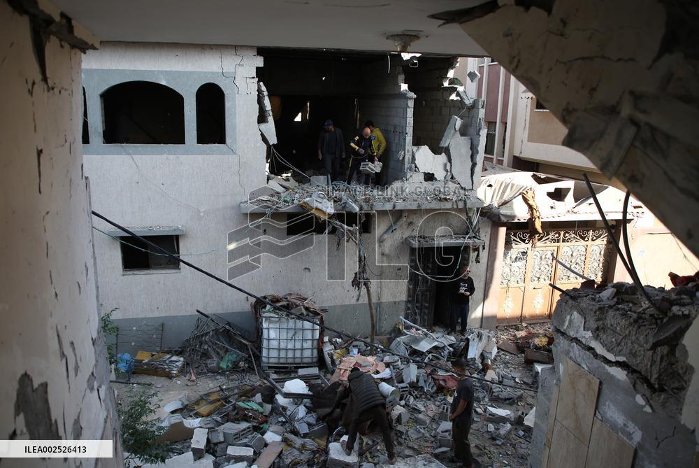 MIDEAST-GAZA-RAFAH-ISRAEL-AIRSTRIKE