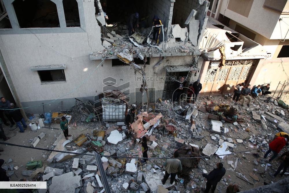 MIDEAST-GAZA-RAFAH-ISRAEL-AIRSTRIKE