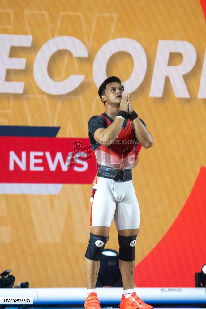 (SP)THAILAND-PHUKET-WEIGHTLIFTING-IWF WORLD CUP-MEN'S 73KG