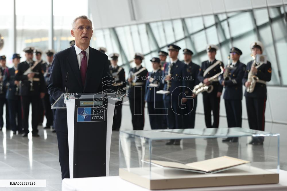 BELGIUM-BRUSSELS-NATO-75TH ANNIVERSARY