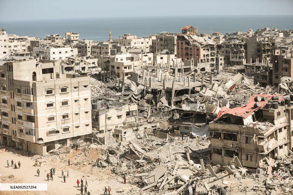 Israeli Troops Leave Gaza Al-Shifa Hospital Laying In Ruins