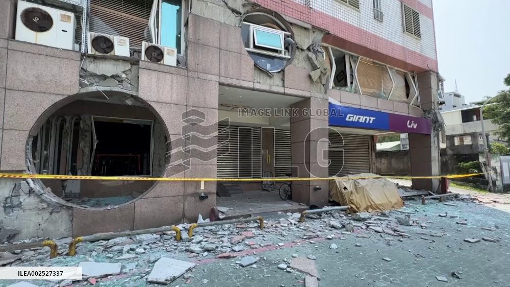 Strong earthquake in Taiwan