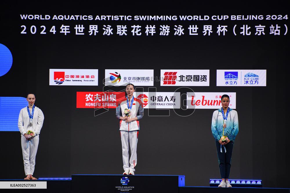 (SP)CHINA-BEIJING-WORLD AQUATICS ARTISTIC SWIMMING-WORLD CUP (CN)