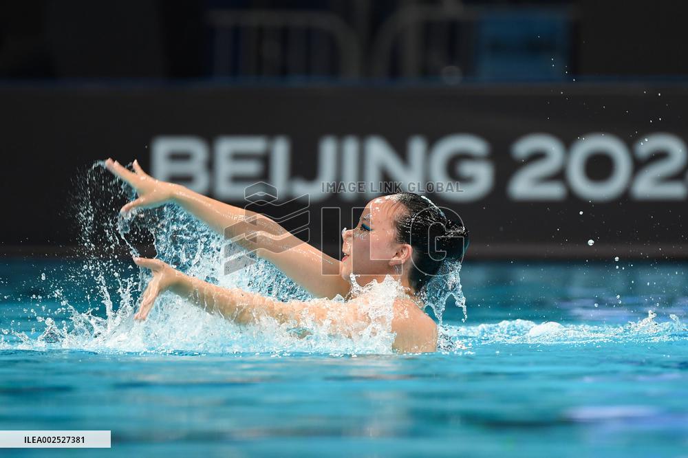 (SP)CHINA-BEIJING-WORLD AQUATICS ARTISTIC SWIMMING-WORLD CUP (CN)