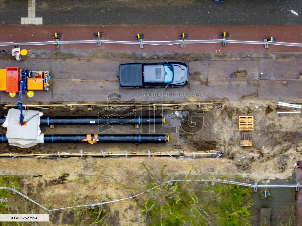 Construction Of A Heating Network - The Hague