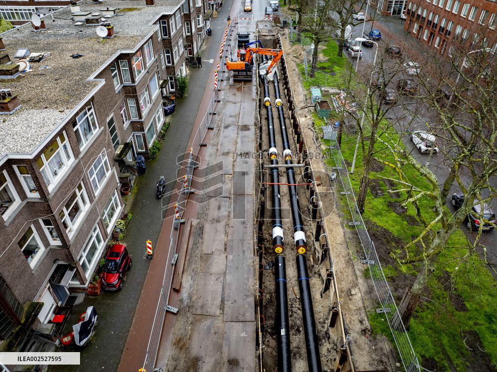 Construction Of A Heating Network - The Hague