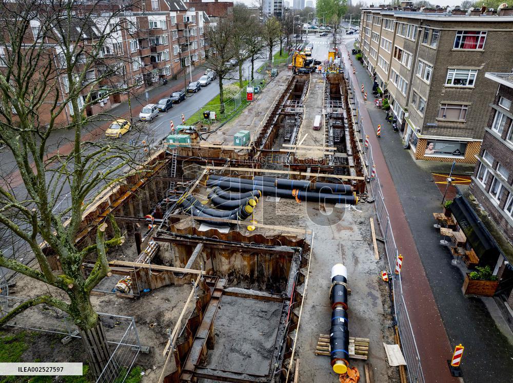 Construction Of A Heating Network - The Hague