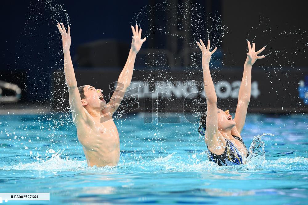 (SP)CHINA-BEIJING-WORLD AQUATICS ARTISTIC SWIMMING-WORLD CUP (CN)