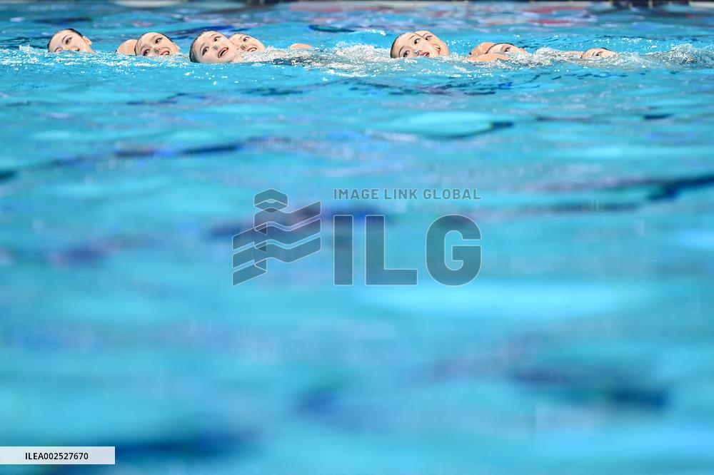 (SP)CHINA-BEIJING-WORLD AQUATICS ARTISTIC SWIMMING-WORLD CUP (CN)