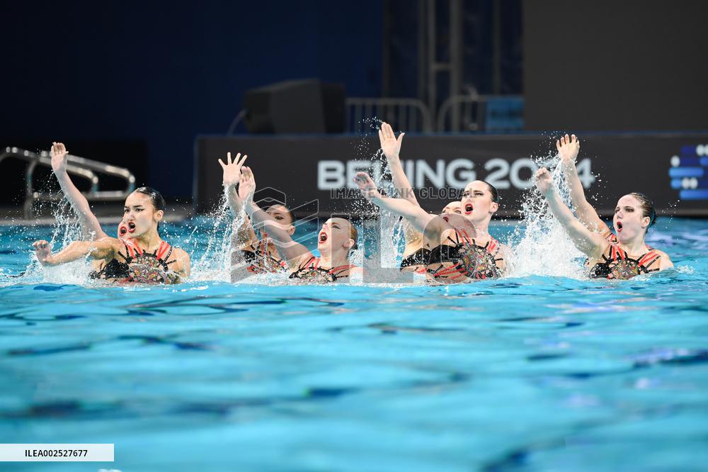 (SP)CHINA-BEIJING-WORLD AQUATICS ARTISTIC SWIMMING-WORLD CUP (CN)