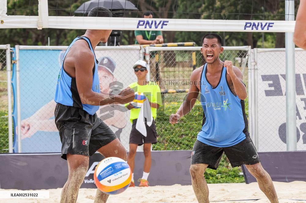 (SP)THE PHILIPPINES-LAGUNA PROVINCE-BEACH VOLLEYBALL-AVC BEACH TOUR NUVALI OPEN