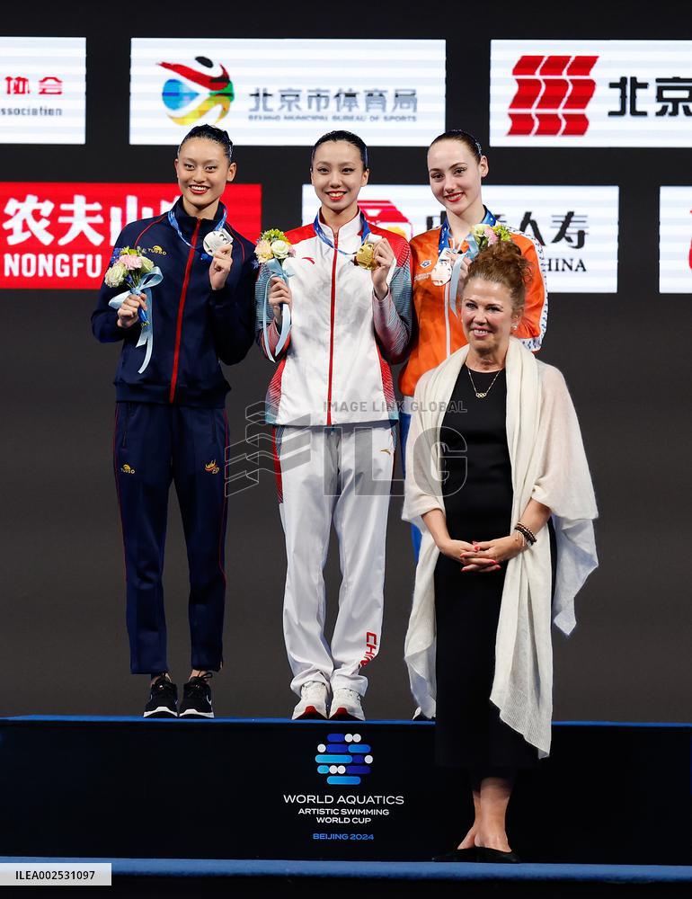 (SP)CHINA-BEIJING-ARTISTIC SWIMMING-WORLD AQUATICS-WORLD CUP-DAY 2 (CN)