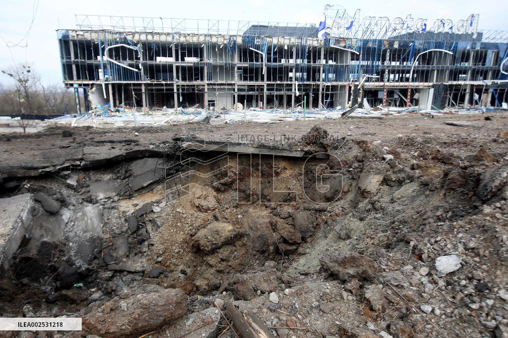 Aftermath of Russian attack on Kharkiv on April 6, 2024