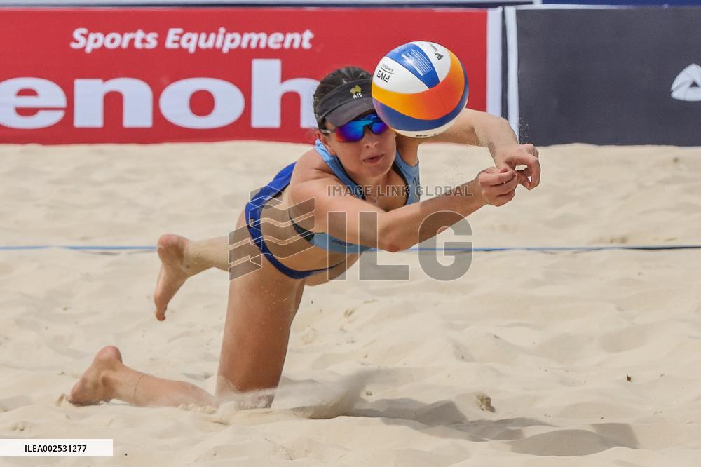 (SP)THE PHILIPPINES-LAGUNA PROVINCE-BEACH VOLLEYBALL-AVC BEACH TOUR NUVALI OPEN