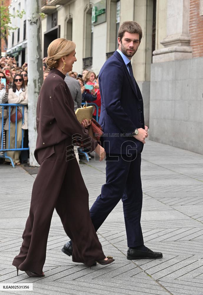 Royal Family At Jose Luis Martinez Almeida's Wedding - Madrid