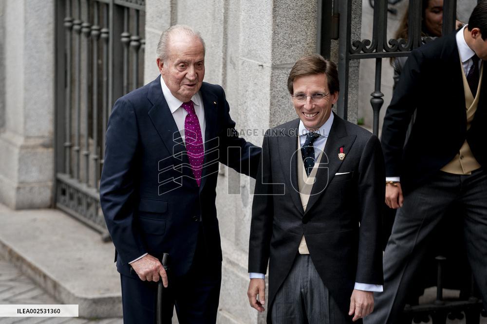 Royal Family At Jose Luis Martinez Almeida's Wedding - Madrid