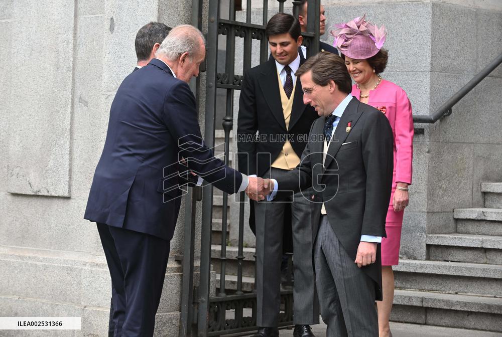 Royal Family At Jose Luis Martinez Almeida's Wedding - Madrid