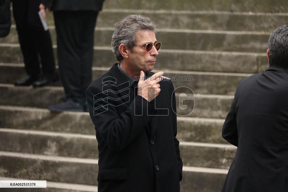 Funeral Of Jean-Yves Le Fur - Paris