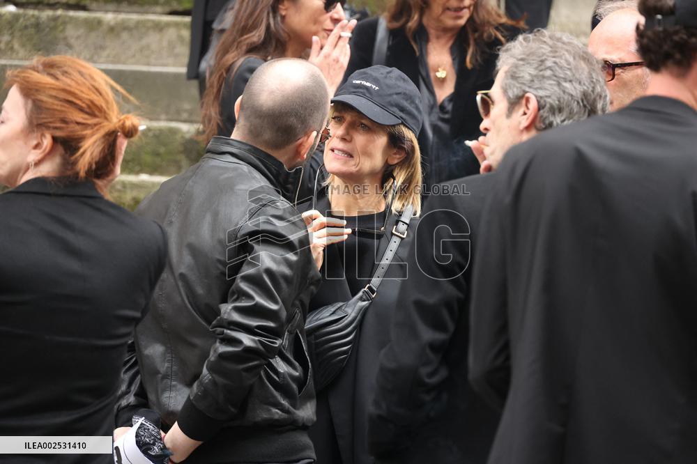 Funeral Of Jean-Yves Le Fur - Paris