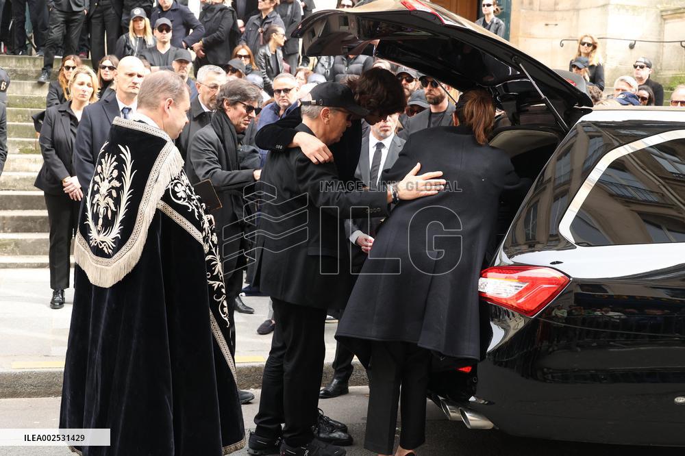Funeral Of Jean-Yves Le Fur - Paris
