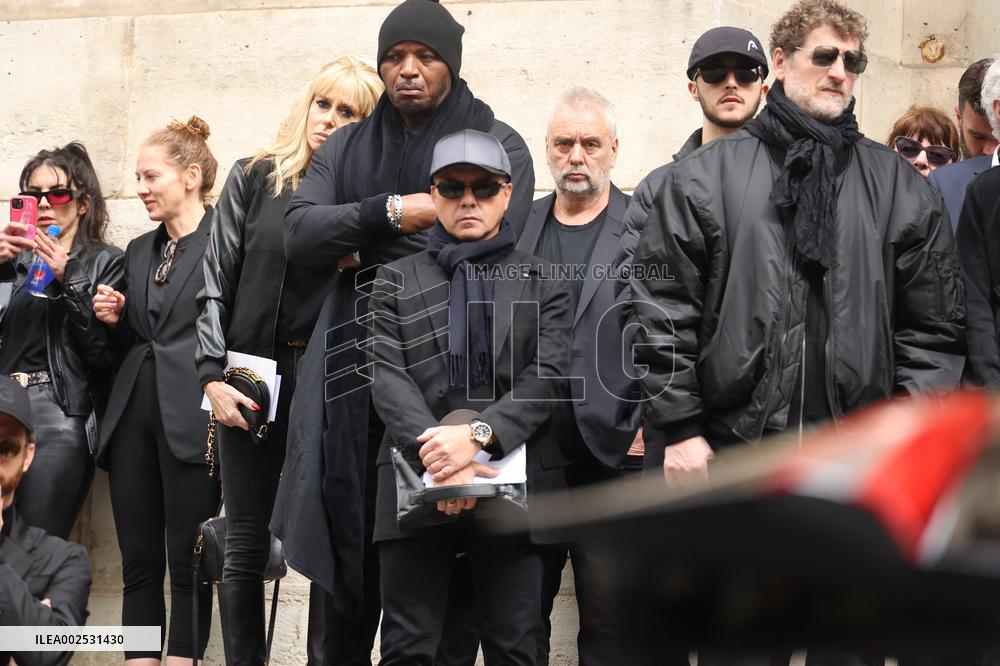 Funeral Of Jean-Yves Le Fur - Paris