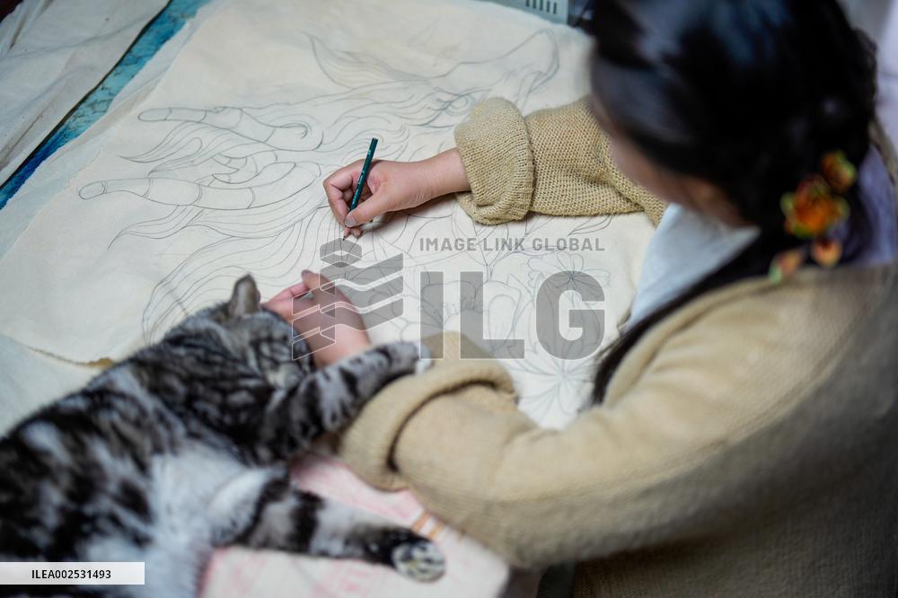 CHINA-HEBEI-TANGSHAN-INTANGIBLE CULTURAL HERITAGE-BATIK (CN)