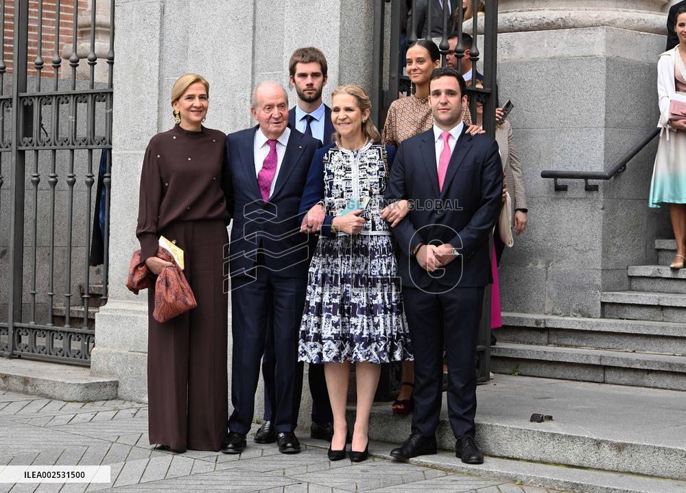 Royal Family At Jose Luis Martinez Almeida's Wedding - Madrid