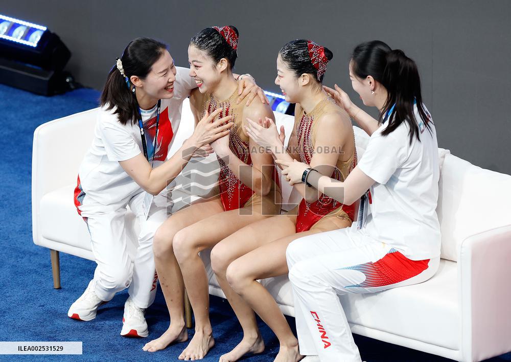 (SP)CHINA-BEIJING-ARTISTIC SWIMMING-WORLD AQUATICS-WORLD CUP-DAY 2(CN)