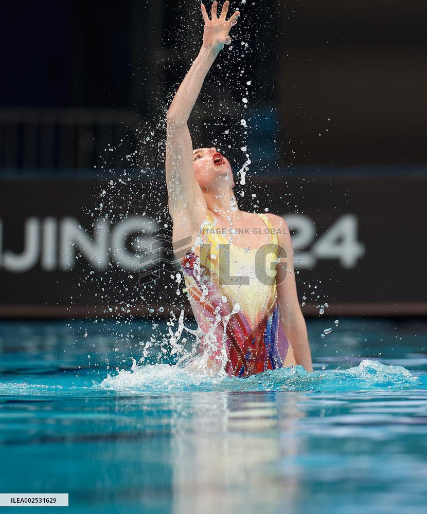 (SP)CHINA-BEIJING-ARTISTIC SWIMMING-WORLD AQUATICS-WORLD CUP-DAY 2(CN)