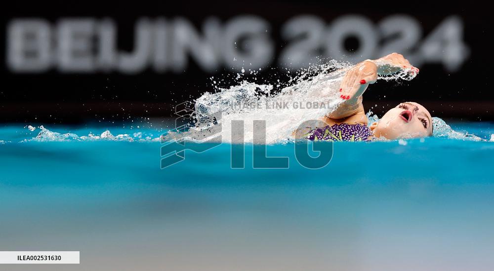 (SP)CHINA-BEIJING-ARTISTIC SWIMMING-WORLD AQUATICS-WORLD CUP-DAY 2(CN)