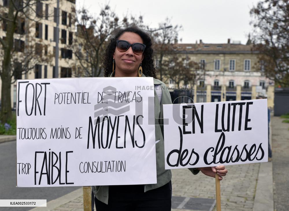 Demonstration Against 'Le Choc Des Savoirs' - Bordeaux
