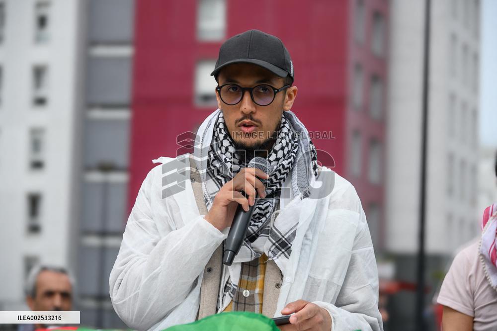 Rally In Support Of Palestine - Argenteuil