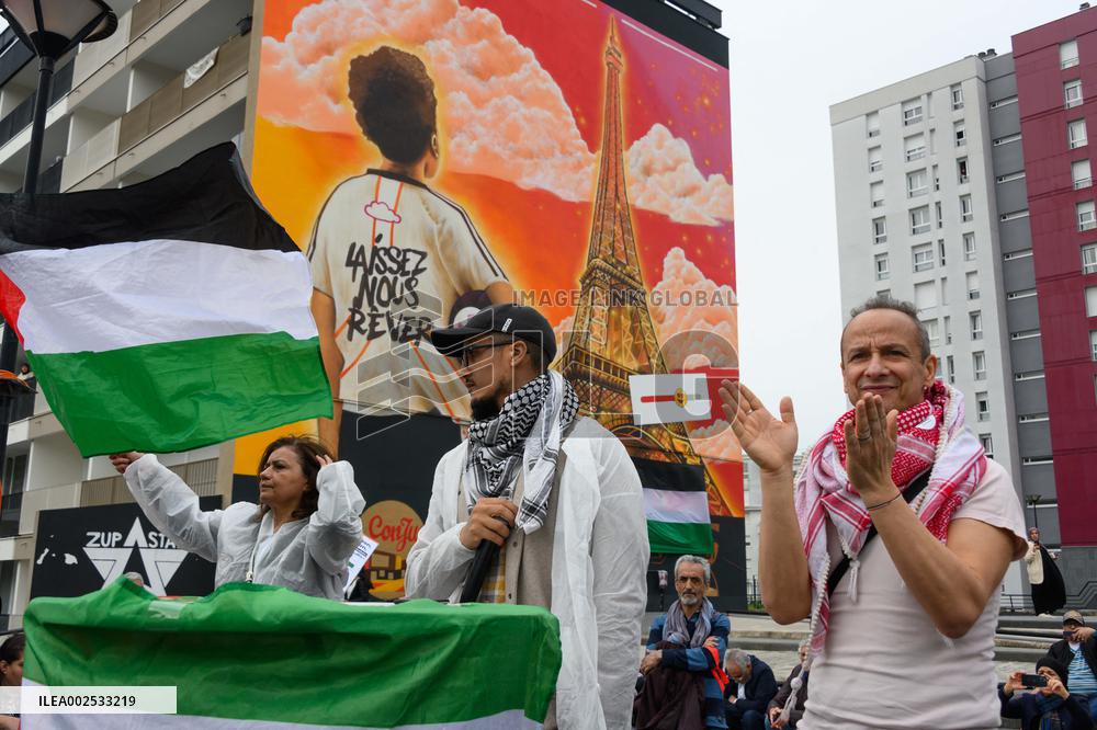 Rally In Support Of Palestine - Argenteuil