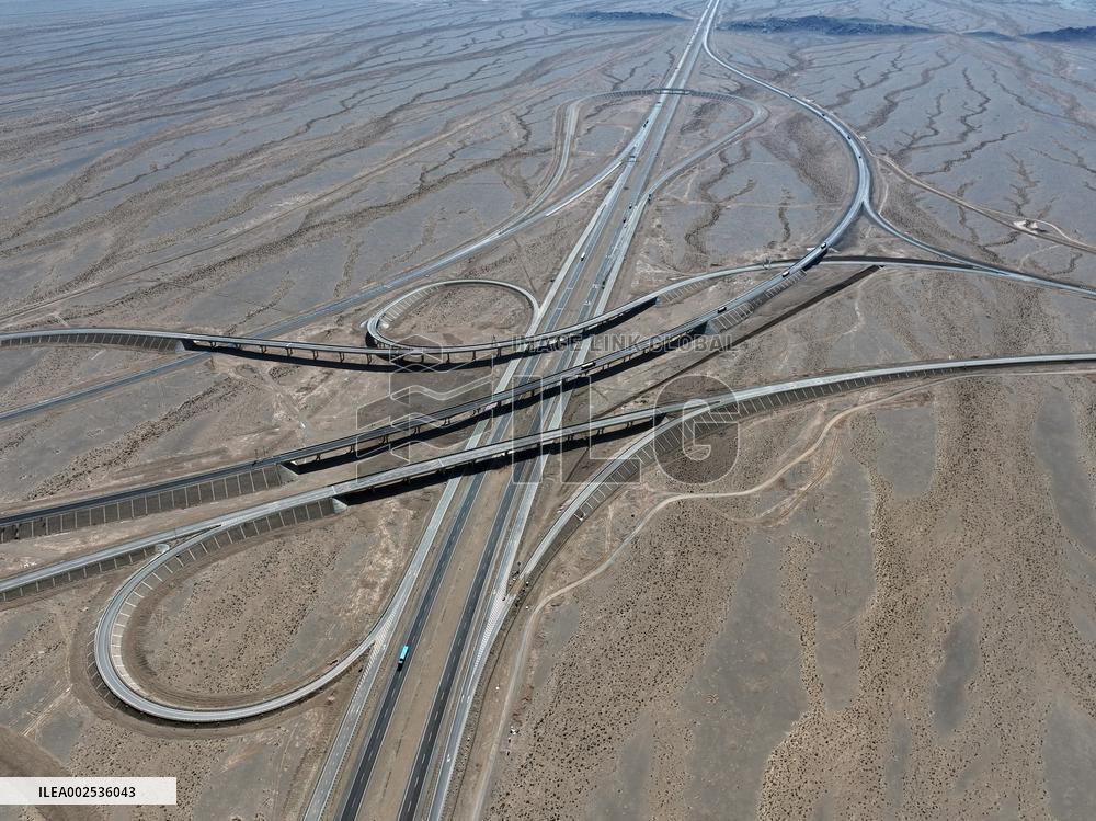Highway Interchange Point in Hami