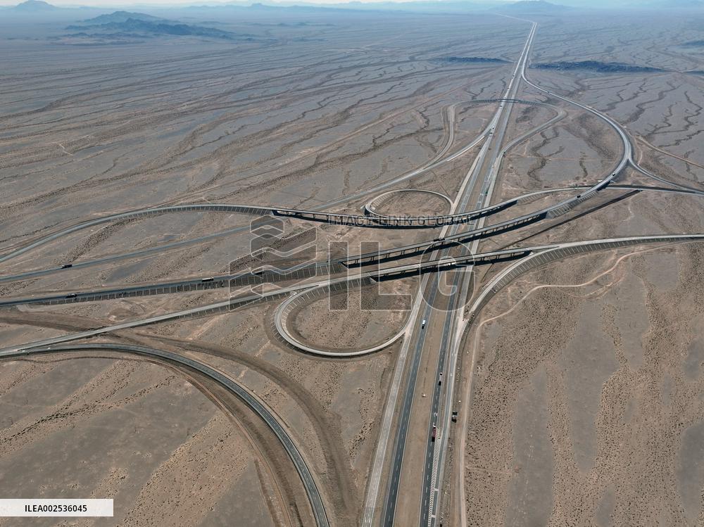 Highway Interchange Point in Hami