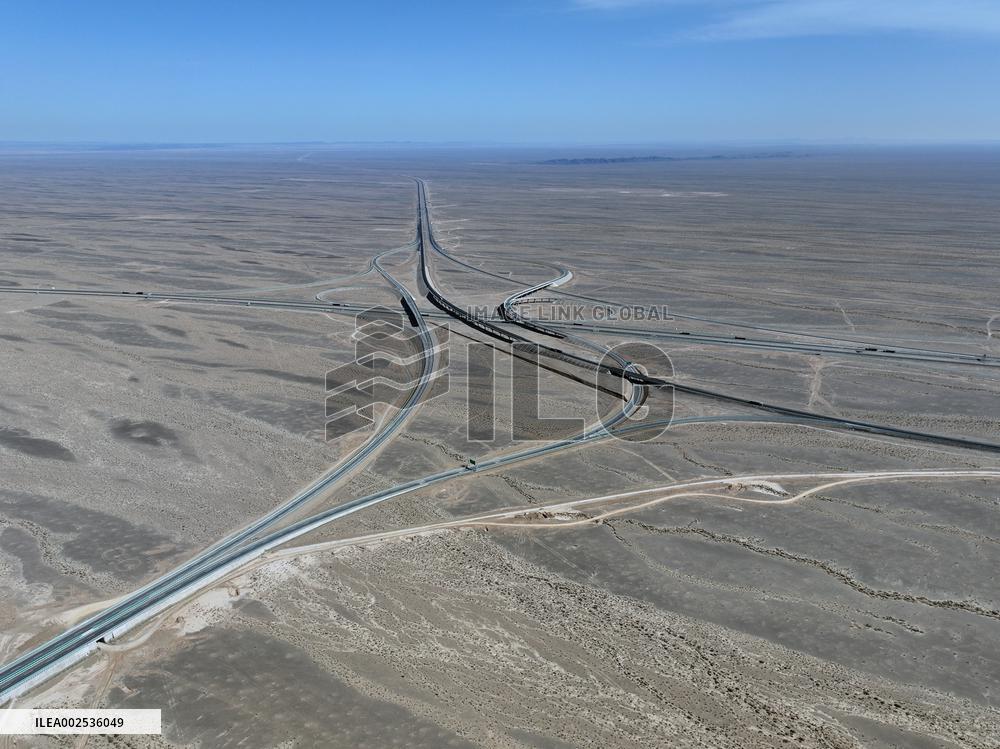 Highway Interchange Point in Hami