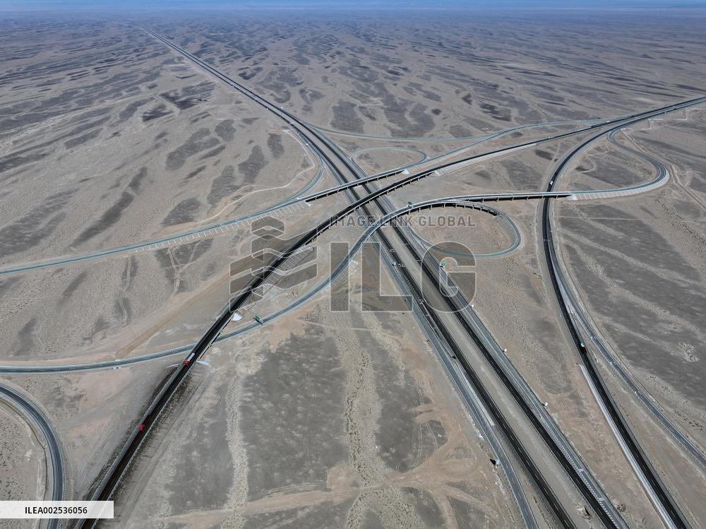 Highway Interchange Point in Hami