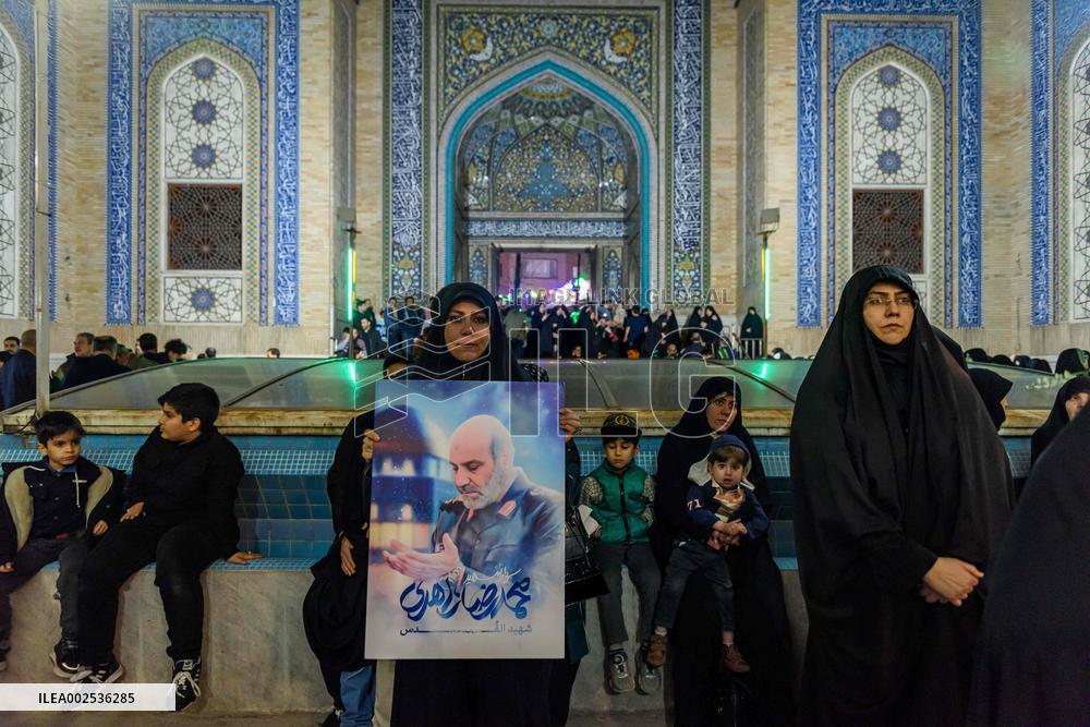 Funeral Of IRGC Members Killed In Syria - Tehran