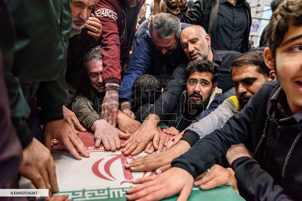 Funeral Of IRGC Members Killed In Syria - Tehran