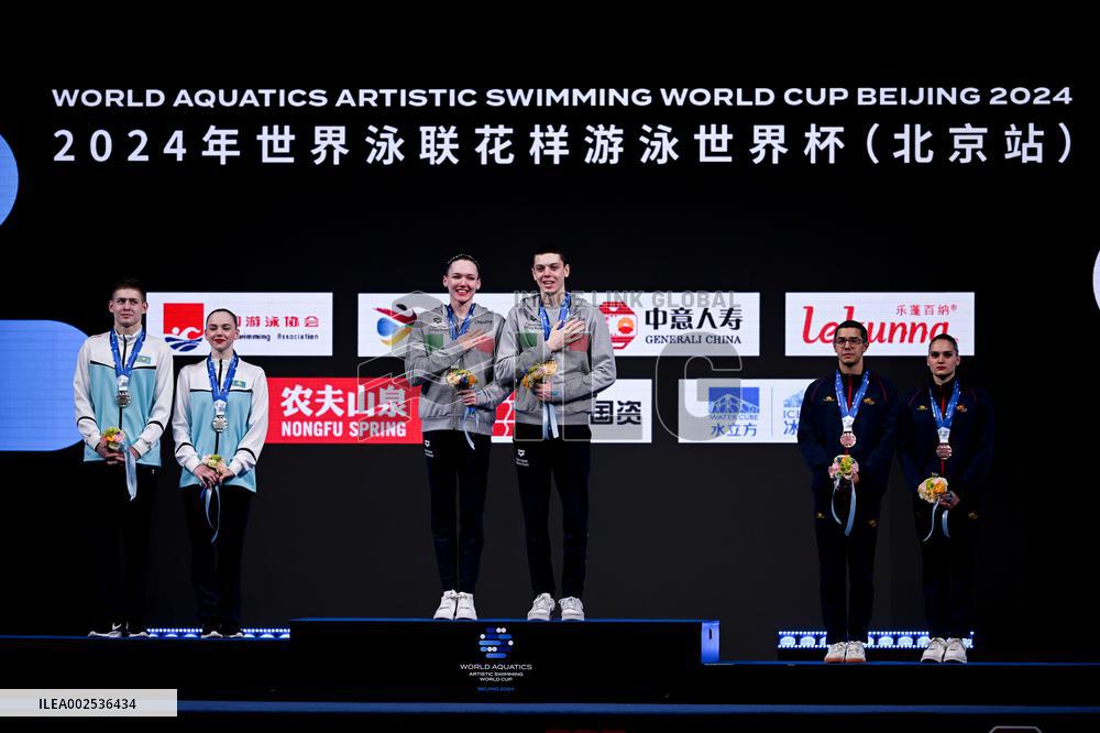(SP)CHINA-BEIJING-WORLD AQUATICS ARTISTIC SWIMMING-WORLD CUP(CN)