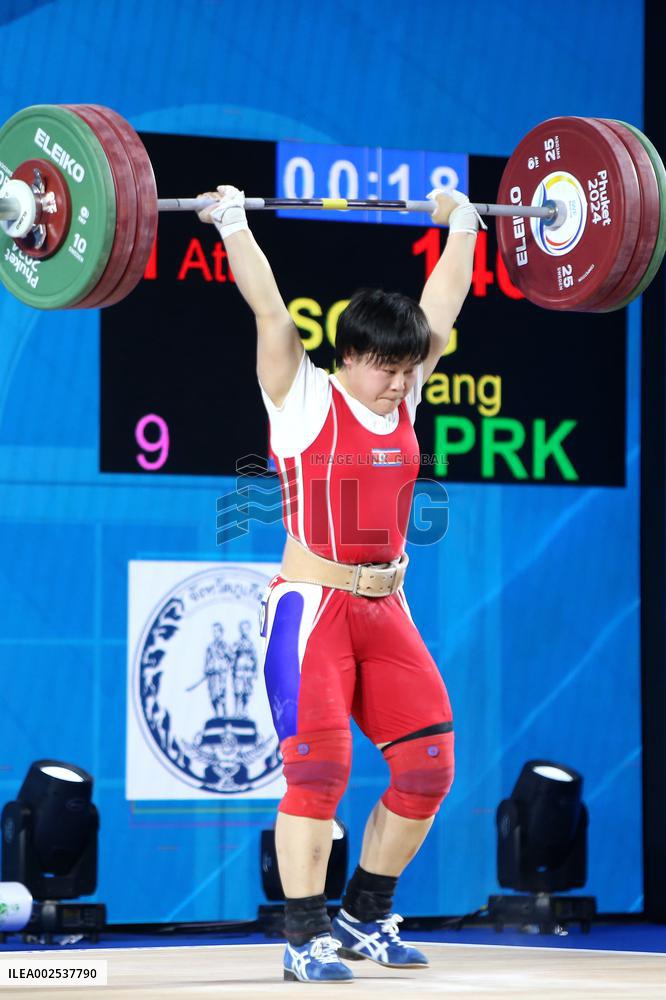 (SP)THAILAND-PHUKET-WEIGHTLIFTING-IWF WORLD CUP-WOMEN'S 71KG