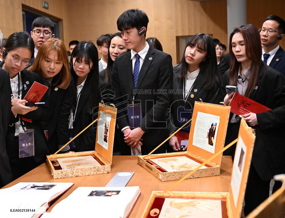 CHINA-BEIJING-MA YING-JEOU-TAIWAN YOUTH-NCPA-VISIT (CN)